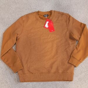 Diesel Men's Tan Crewneck Sweater